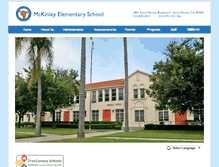Tablet Screenshot of mckinley.smmusd.org